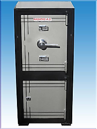 008AÖMASİS ÖZEL OFİS TİPİ ALTI DOLAPLI MASİS KOLLU BETONLU ÇELİK PARA KASASI 105*48*39CM 185KĞ ( 525€ )