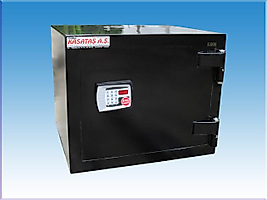 ZZZZZZ001VEMUSXE OFİS İSTANBUL SANCAKTEPE TİPİ ELEKTRONİK ŞİFRELİ ÇELİK PARA KASASI 45*55*45CM 140KĞ ( 650€ )