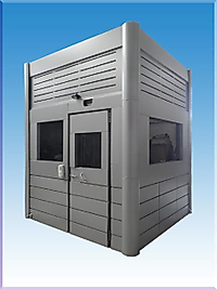 BR6 BALİSTİK İZMİR TİPİ KOMPOZİT KAPLAMALI KURŞUN GEÇİRMEZ ÇELİK NÖBET KULÜBESİ İÇ 260*230*230CM 8TON ( 19999€ )