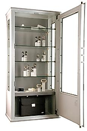 İÇİ LED AYDINLATMALI ZOR KIRILAN 10MM CAMLI SİLAH KASASI 175*130*46CM 200KĞ ( 4750€ )