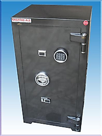 008EA2T ALMAN TİPİ TANK ZIRHLI ÇELİK PARA KASASI  100*53*45CM 500KĞ ( 999€  )