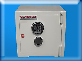 001EDATA SAMSUN  400 DERECEYE 1 SAAT DAYANIKLI  ELEKTRONİK ŞİFRELİ ÇELİK PARA KASASI 40*40*40CM 100KĞ ( 499€ )