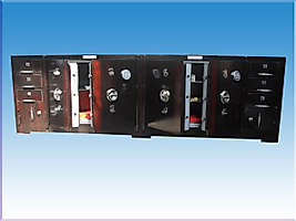 B280K4Ç6D2M2Y BANKO TİPİ 2 ELEKTRONİK ŞİFRELİ 4 KAPAKLI 6 ÇEKMECELİ2 DOLAPLI 6 GİZLİ GÖZLÜ KUYUMCU KASASI 85*280*80CM 2800KĞ ( 4200€ )