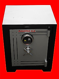 *-002PE OFİS TİPİ  PARMAK İZİ ELEKTRONİK ŞİFRELİ TEKKAPILI ÇELİK PARA KASASI 55*44*38CM 110KĞ ( 650€ )