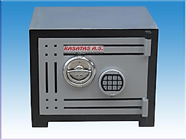 0001EGSMA OFİS TİPİ 1 ADET ELEKTRONİK ŞİFRELİ ANAHTARSIZ İÇERİSİNDE 1 ADET KİLİTLİ DOLAPLI ÇELİK PARA KASASINI 35*45*40CM 100KĞ ( 550€ )