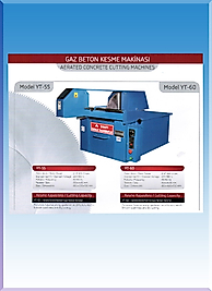 GAZ BETON KESME MAKİNASI  2 HP MOT.TRF.600*3*30 TESTERELİ YTONG KESME ( 1.111,11€ )+KDV ADRESE TESLİM