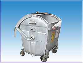 . 1100LT METAL ÇÖP KONTEYNERİ 110KĞ ( 880€ )+KDV