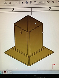 PERGULE KAMELYA AYAĞI DIŞTAN DIŞA YÜKSEKLİK 15CM kare içi 9*9CM ELEKTROSTATİK BOYALI SARI PRİNÇ RENK ( 49€ )