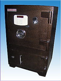 007BE EV TİPİ SON TEKNOLOJİ ZIRHLI ELEKTRONİK ÇELİK PARA KASASI 85*55*45CM 250KĞ ( 1700€ )