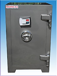 007ETS OFİS  TİPİ TAM DİJİTAL TANK ZIRHLI TAM OTOMATİK KLİTLEME TERTİBATLI TEK KAPILI ÇELİK PARA KASASI 80*50*50CM 100LT 300KĞ ( 999€ )+KDV ADRESE TESLİM