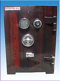 004TMASE KONYA OFİS TİPİ ELEKTRONİK ŞİFRELİ EKSTRA TANK ZIRHLI YÜKSEK GÜVENLİKLİ ÇELİK PARA KASASI  68*50*45CM 350KĞ ( 1400€ )