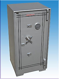 0011EPDK OFİS TİPİ AMERİKAN ELEKTRONİK ŞİFRELİ YÜKSEK GÜVENLİKLİ ÇELİK PARA KASASI 140*69*48CM 600KĞ ( 1999€  )