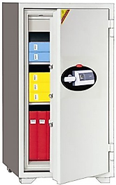 00101600TEUR PARMAK İZİ KONTRÖLLÜ ACİL AÇMA ELEKTRONİK ŞİFRELİ ZIRHLI ÇELİK PARA KASASI  120*65*56CM 500KĞ ( 1.990€ )