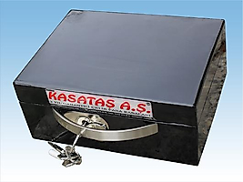 010EL ADANA TİPİ YÜKSEK GÜVENLİKLİ ZIRHLI EL KASASI 10*24*18CM 3410GR ( 389€ )