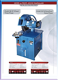 CD 15 CD16  5.5 HP MOTORLU MONOFAZE 520*3*40 TESTERE TAŞLI ( 888€ )+KDV ADRESE TESLİM