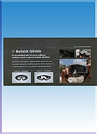 BALİSTİK GÖZLÜK ( 999€ )+KDV ÜCRETSİZ KARGO