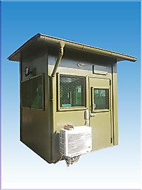 DİYARBAKIR TİPİ BR7 BALİSTİK KURŞUN GEÇİRMEZ ÇELİK NÖBET KULÜBESİ İÇ ÖLÇÜSÜ 240*200*200CM 11.250KĞ ( 17000€ )