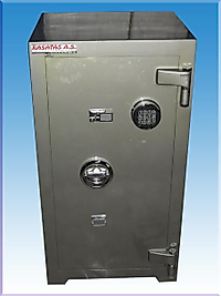 008EB2A İSTANBUL ÇEKMEKÖY ALMAN TİPİ  ( 2 ANAHTAR VE ELEKTRONİK ŞİFRELİ ) 100*53*45CM 90LT 500KĞ ( 999€  )