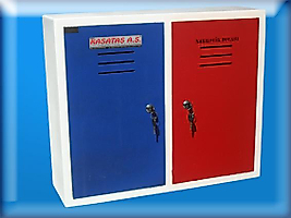 NARKOTİK DOLABI ( İKİ KAPAKLI SALLAMA ANAHTARLI  ) 50*60*18CM 20KĞ ( 499€ )