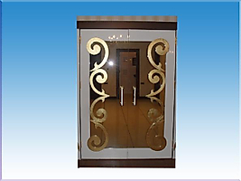 VİLLA TİPİ ALTIN VARAK İŞLEMELİ ÇİFTLİ SALON KAPISI 210*170*20CM ( 3499€ )