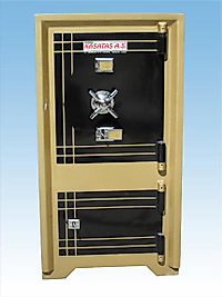 007A GAZİANTEP EV TİPİ ALTI DOLAPLI ÇELİK PARA KASASI  85*44*38CM 130KĞ SADECE ( 499€ )+KDV  ADRESE TESLİM