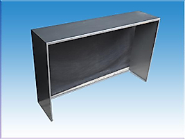 BR6 BALİSTİK İZMİR TİPİ KURŞUN GEÇİRMEZ ÇELİK NÖBET KULÜBESİ MASASI 75*120*35 CM 15KĞ ( 18999TL )