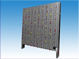 120 GÖZLÜ TERSANE İŞÇİLERİ İÇİN ÇELİK KASA ANAHTARLI ÇELİK CEP TELEFONU VE CÜZDAK SAKLAMAK İÇİN SAGLAM EMANET KASASI 170*150*20CM 320KĞ ( 4999€ )