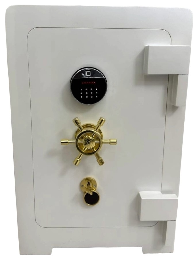 007HARUNELİPS7CM EV VE OFİS TİPİ YÜKSEK GÜVENLİKLİ ELİPS PARMAK İZLİ ELEKTRONİK ŞİFRELİ ÇELİK PARA KASASI 80*55*55CM 400KĞ ( 2399€ )
