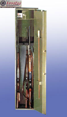3 TÜFEKLİK ANAHTARLI TÜFEK KASASI ( G3 TÜFEK SİLAH KASASI ) 150*30*35CM 50KĞ ( 1500€  )+KDV ADRESE TESLİM ( GUN SAFE )