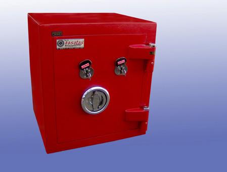 004ÖZA EV TİPİ FERRARİ KIRMIZISI ÖZEL ÇELİK PARA KASASI 65*44*38cm 222 Kg ( 699€ )