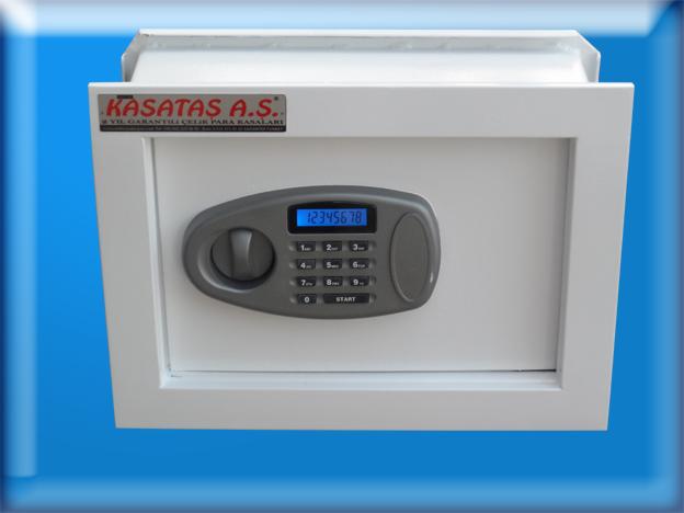 025KLYLD BODRUM EV TİPİ LCD EKRANLI ELEKTRONİK ŞİFRELİ ELEKTRONİK DUVAR KASASI DIŞ 30*40*14CM İÇ 24*34*8CM 7KĞ ( 399€ )