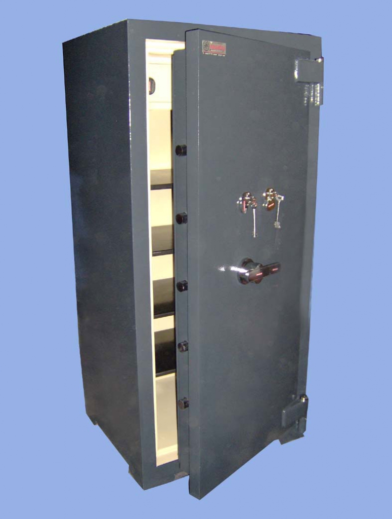 0011T2AYF VakIfbank Süper Özel TekkapIlI Şifreli Tam ZIrhlI Kasa 140*70*55cm 800Kg ( 2799€ )