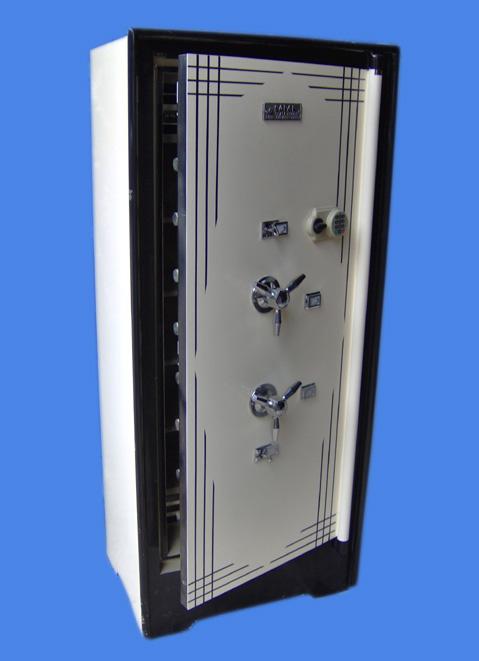 0017TÇKE13A3B 200cm'lik  OFİS TİPİ YÜKSEK GÜVENLİKLİ KOLLU ELEKTRONİK ŞİFRELİ ÇELİK PARA KASASI 200*100*80CM 1660KĞ ( 3999€  )