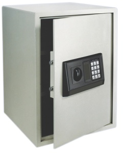 Elektronik Büyük Boy Kasa AnahtarlI KullanIma Uygun, Duvara Ve Zemine Monte Edilebilir. Şifreli ve anahtarlI kullanIm, 2 raflI, 500x350x300 mm. ( 499€ )+ KDV  Kargo Dahildir.