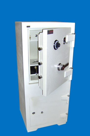 009ÇMZ EV TİPİ SÜPER ÖZEL TAM ZIRHLI ŞİFRELİ PARA  KASASI 115*50*50cm  325Kg ( 1250€ )