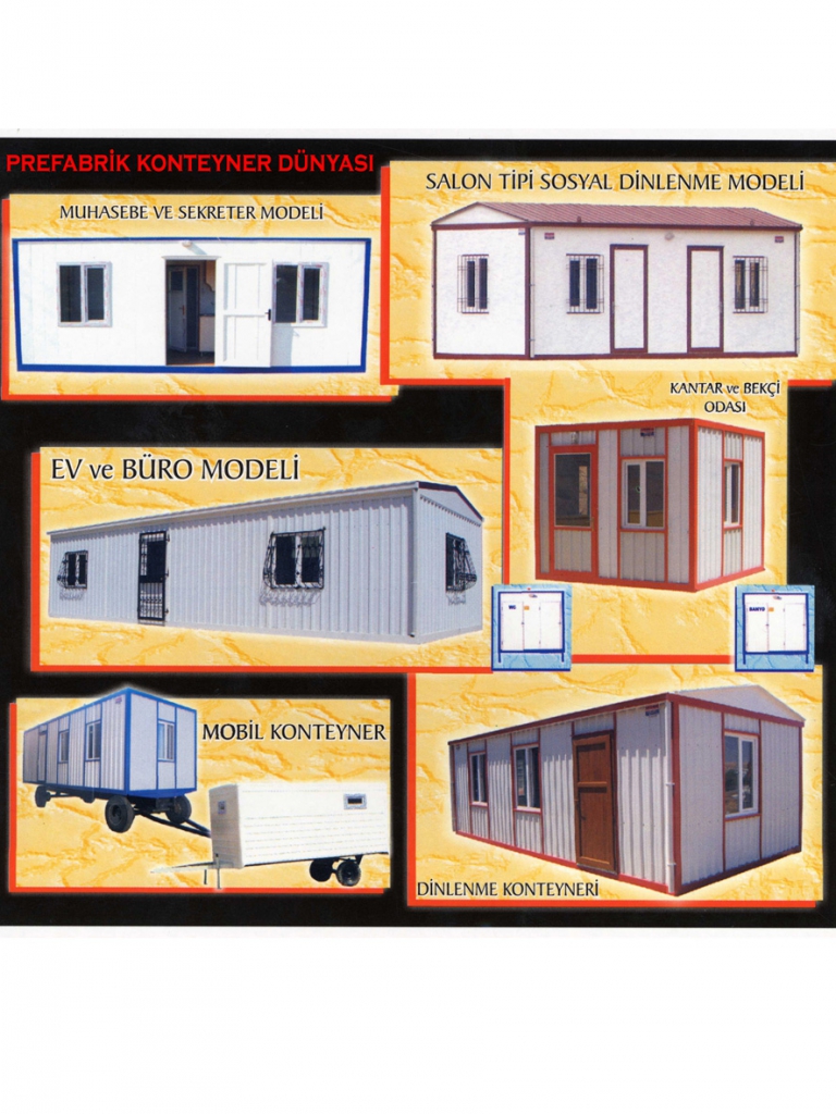 Prefbrik Konteyner DünyasI ( MOBİL KONTEYNER )