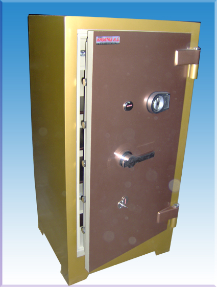 0010TEK OFİS TİPİ TEKKAPILI YÜKSEK GÜVENLİKLİ  ANA GÜVENLİK KASASI 120cm*70cm*60CM 1032KĞ ( 2400€ )