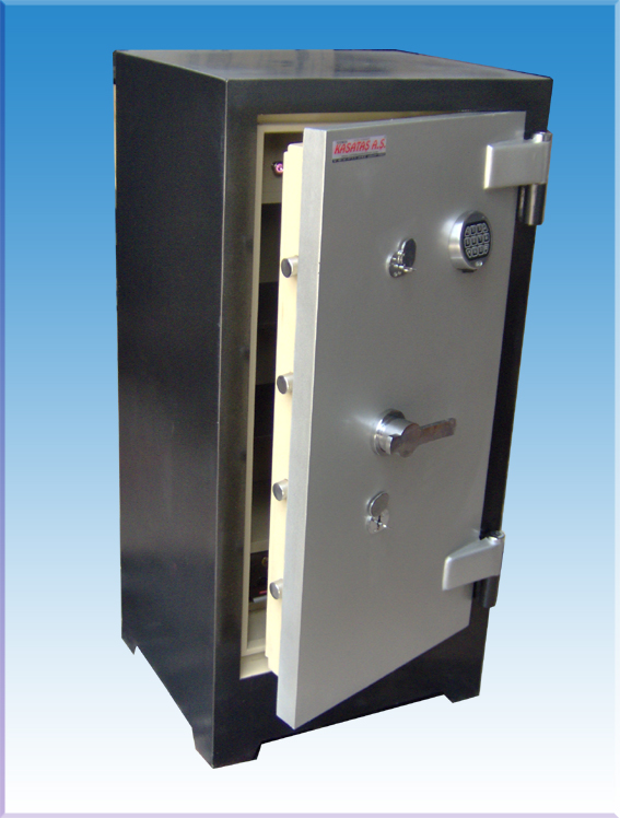 0010T2AAM OFİS TİPİ YÜKSEK GÜVENLİKLİ DÖVİZCİ AMERİKAN ELEKTRONİK ŞİFRELİ ÇELİK PARA KASASI 125*65*60CM 1 TON ( 2499€ )