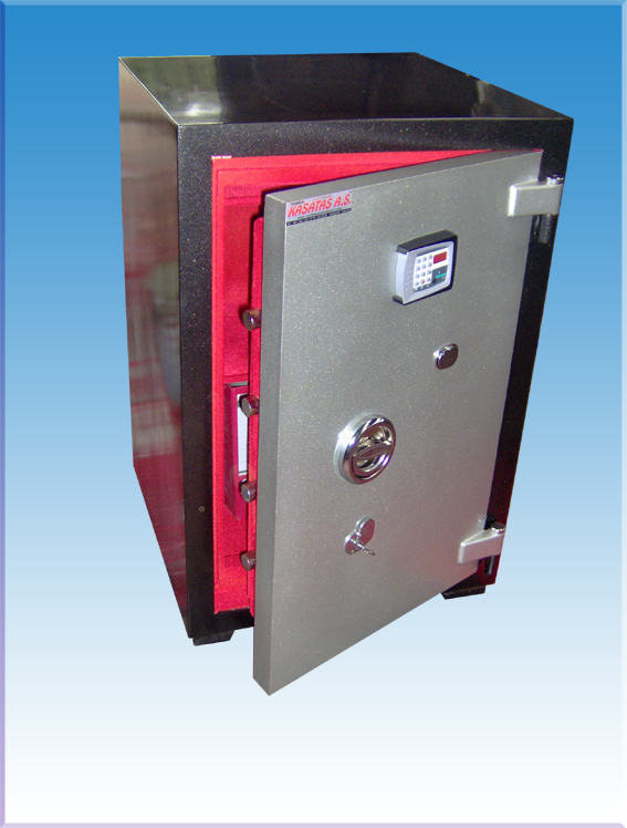 008ET2A OFİS TİPİ KAYSERİ SÜPER ÖZEL TAM ZIRHLI  BETONLU  ELEKTRONİK KASA 105*65*65cm 600Kg ( 1999€ )