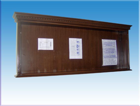 RESİDENCE  İÇİN İTALYAN AĞAÇ KAPLAMA İLAN PANOSU ( OPSİYONEL  CAM TAKILABİLİR ) 70*150*10CM 25KĞ ( 499€ )