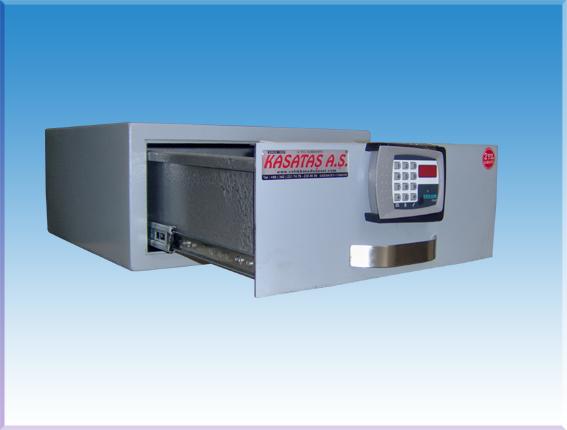LCD EKRANLI ÇEKMECELİ ELEKTRONİK ŞİFRELİ OTEL ODA LAPTOP BİLGİSAYAR SAKLAMA KASASI ( DROWER SAFE ) 20*45*45CM 20KĞ ( 499€ )