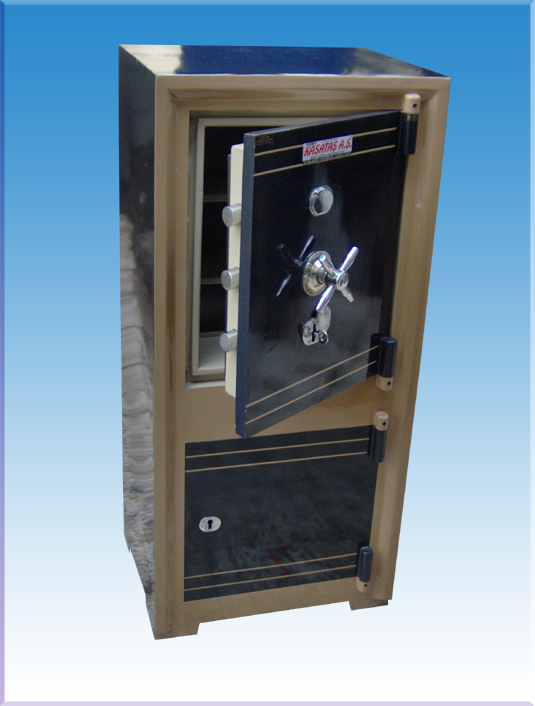 009A 115 'LİK GAZİANTEP MODEL ALTI DOLAPLI ÇELİK PARA KASASI ( KAMPANYALI ÜRÜN ) 115*48*40CM 200KĞ  SADECE ( 599€ )