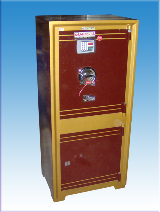 0010EASBA GAZİANTEP ÇİFT KAPILI ELEKTRONİK OFİS TİPİ ÇELİK PARA KASASI 125*55*45CM 250KĞ ( 39.999TL )