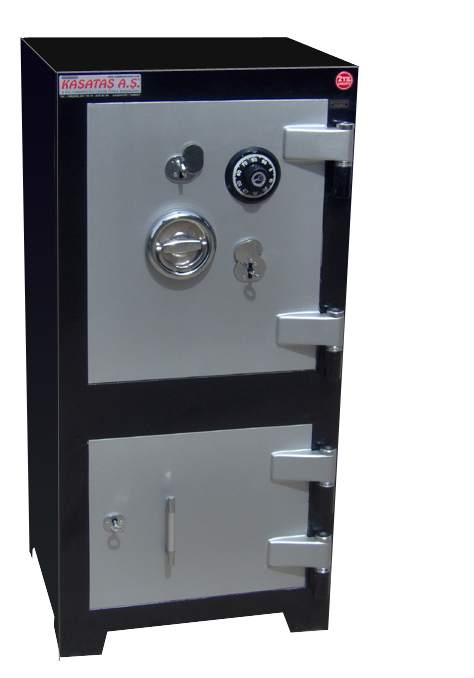 008ÇZM OFİS TİPİ TANK ZIRHLI  ŞANLIURFA AKABE ECZANESİ TİPİ ÇELİK PARA KASASI 105*55*45CM 350KĞ ( 999€ )