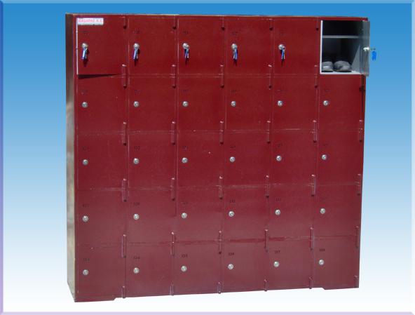 30 GÖZLÜ YALOVA TERMAL FEN LİSESİ KIZ PANSİYONU TİPİ ANAHTARLI ELBİSELİK VE TERLİK YERLİ  AYAKKABILIĞI 150*158*35CM 265KĞ ( 2999€ )+KDV ADRESE TESLİM ( METAL AYAKKABILIK )