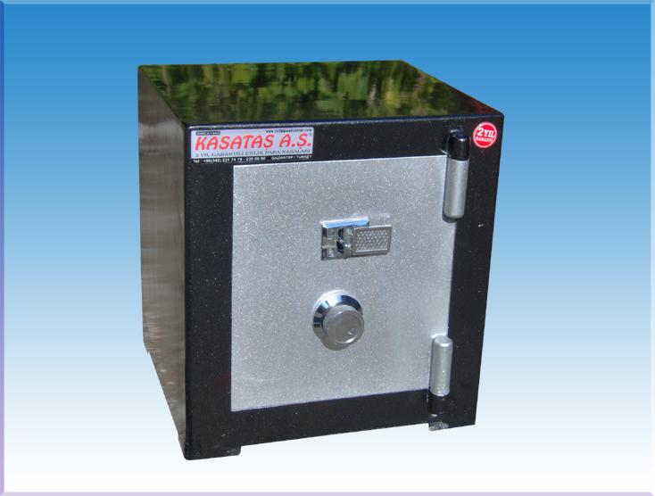 001AG OFİS VE  EV TİPİ ÇELİK PARA KASASI DIŞ ÖLÇÜSÜ 40*40*40CM (İÇ ÖLÇÜSÜ 27*32*28CM) 100KĞ ( 499 € )
