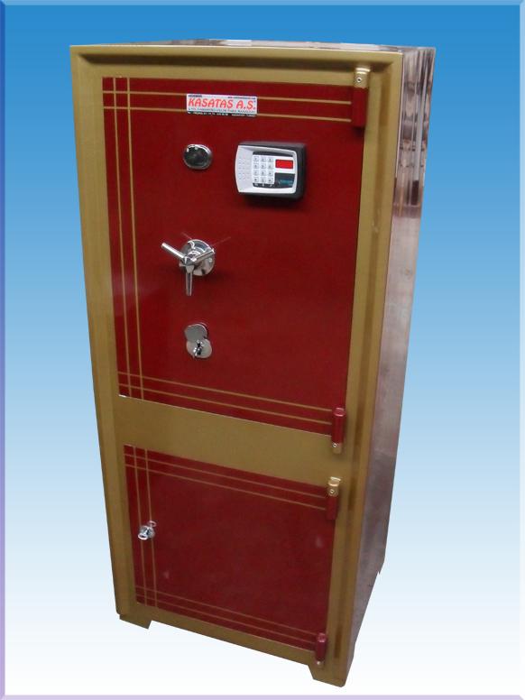 0011AVEA OFİS TİPİ YÜKSEK GÜVENLİKLİ ALTI DOLAPLI ELEKTRONİK ŞİFRELİ ÇELİK PARA KASASI 140*60*50CM 350KĞ ( 1399€ )