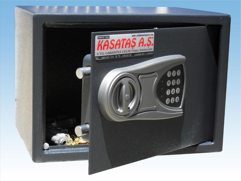 0025İEPR CLUB ASTERİA BELEK OTEL TİPİ ELEKTRONİK ŞİFRELİ ACİL AÇMA ANAHTARLI ÇELİK PARA KASASI 25*35*25CM 9.5KĞ ( 189€ )+KDV ADRESE TESLİM