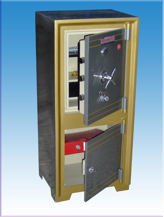 .0010A2 OFİS TİPİ ALTI DOLAPLI OFİS KASASI 125*55*45CM 250KĞ ( 1250€ )+KDV