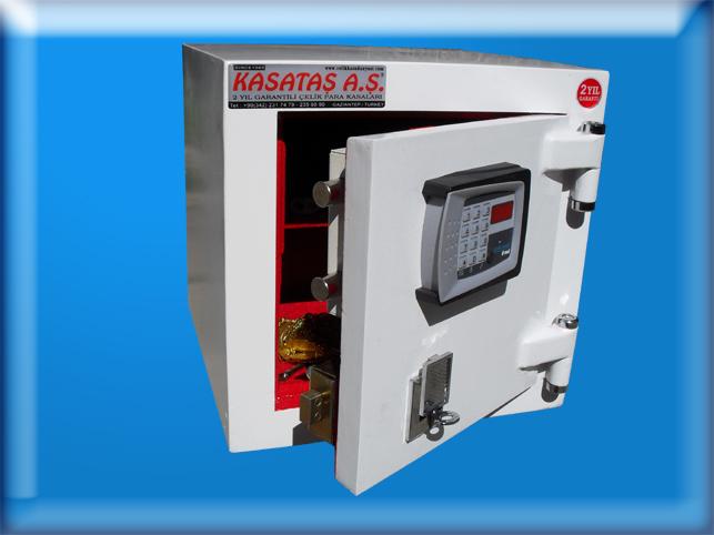 0036EZA HAKKARİ SINIR TUGAYI ELEKTRONİK ŞİFRELİ VE ANAHTARLI  KANTİN ÇELİK PARA KASASI 36*36*36CM 100KĞ ( 399€ )